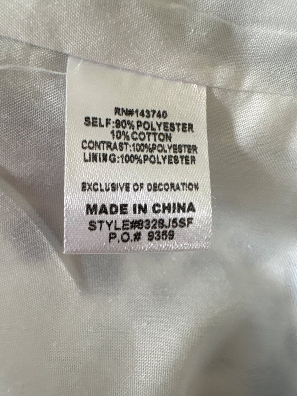 English Factory Women's Scalloped Hem Blue & White Geometric Jacket Size M - Picture 9 of 10